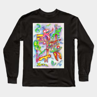 the speech abstract Long Sleeve T-Shirt